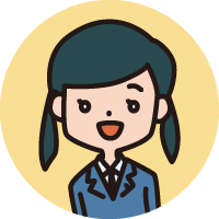 女子学生のイラスト