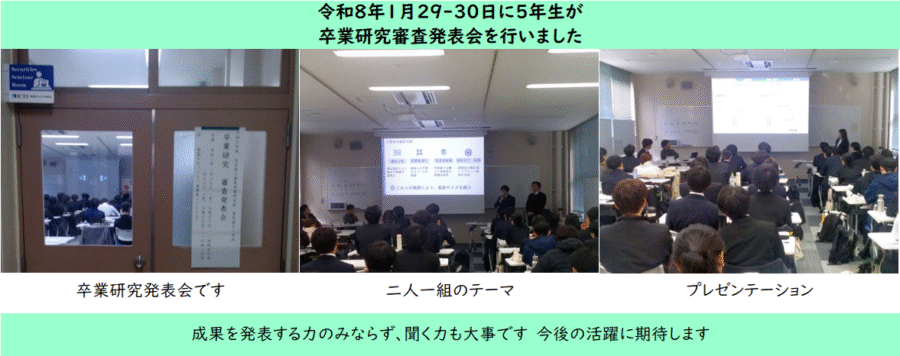 R07卒業研究審査発表会